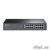 TP-Link TL-SG1016PE  VER1.1 Easy Smart гигабитный 16-портовый коммутатор с 8 портами PoE+ SMB