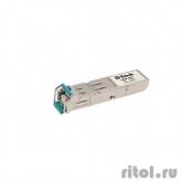 D-Link DEM-331R/A1A/D1A WDM SFP-трансивер с 1 портом 1000BASE-BX-U (Tx:1310 нм, Rx:1550 нм) для одномодового оптического кабеля (до 40 км)