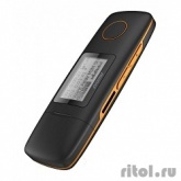 291208 Плеер Flash Digma U3 {direct USB 4Gb черный/оранжевый/1.1"/FM/microSD}