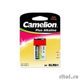 Camelion 6LF22 Plus Alkaline BL-1 (6LR61-BP1, батарейка,9В)