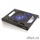 CROWN  Подставка для ноутбука CMLS-910 (Black) 15,6", 1*Fan,blue light
