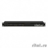 MikroTik RB2011iL-RM RouterBOARD 2011iL-RM Маршрутизатор 5UTP  10/100Mbps  +  5UTP  10/100/1000Mbps with 1U rackmount case and power supply