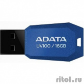 A-DATA Flash Drive 16Gb UV100 AUV100-16G-RBL {USB2.0, Blue}