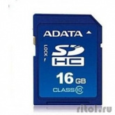 SecureDigital 16Gb A-DATA ASDH16GUICL10-R {SDHC Class 10}