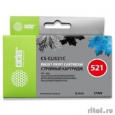 Cactus CLI-521C  Картридж  для Canon MP540/620/630/980/PIXMA iP4700, голубой