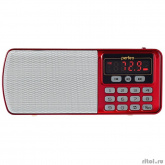 Perfeo радиоприемник цифровой ЕГЕРЬ FM+ 70-108МГц/ MP3/ питание USB или BL5C/ красный (i120-RED)