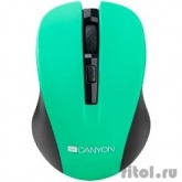 CANYON CNE-CMSW1GR Green USB {wireless mouse with 3 buttons, DPI changeable 800/1000/1200}