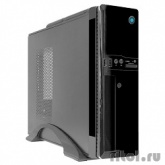 CROWN Корпус Desktop CMC-1907(1)  black ITX (БП CM-PS300W, Micro ATX,Mini-ITX, отсеки  5,25*1, 3,5*1; 3,5/2,5*1; 2*USB 2.0; картридер; встроенный кулер 80мм; размер 420*100*300мм)