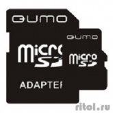 Micro SecureDigital 8Gb QUMO QM8GMICSDHC4 {MicroSDHC Class 4, SD adapter}