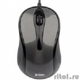 A4Tech N-350-1 (серый) USB, 2+1 кл.-кн.,провод.мышь [607623]