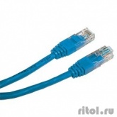 Telecom Патч-корд UTP кат.5е 0,5м синий [NA102_BLUE_0.5M]