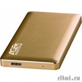AgeStar 3UB2A16 (GOLD) USB 3.0 Внешний корпус 2.5" SATA, алюминий, золотой, безвинтовая конструкция