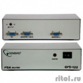 GVS122  Разветвитель сигнала VGA на 2 монитора (Gembird)