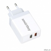 Smart buy Сетевое ЗУ FLASH, SBP-2022 ( QC3.0+2.4 А, белое, 2 USB (SBP-2022)
