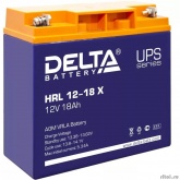 Delta HRL 12-18 X (17.8 А\ч, 12В) свинцово- кислотный  аккумулятор