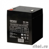 Ginzzu Батарея GB-1245 свинцово-кислотный, необслуживаемый, технология AGM, клемма 5/7мм