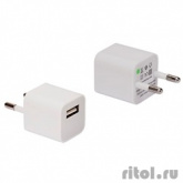 СЗУ Continent  1A/1*USB , белый , ZN10-193WT /OEM