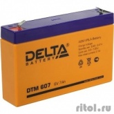 Delta DTM 607 (7 А\ч, 6В) свинцово- кислотный аккумулятор