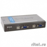 D-Link DKVM-4U/A6A 4-портовый KVM-переключатель с портами USB