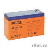 Delta HR 12-7.2 ( 7.2 А\ч, 12В) свинцово- кислотный  аккумулятор