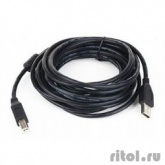 Gembird CCF-USB2-AMBM-10 USB 2.0 кабель PRO  для соед. 3.0м AM/BM  позол.конт., фер.кол., пакет