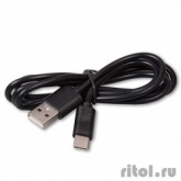 RITMIX Кабель USB Type C-USB для синхронизации/зарядки, 1м Black (RCC-130)