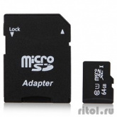 Micro SecureDigital 128Gb QUMO QM128GMICSDXC10U1 {MicroSDXC Class 10 UHS-I, SD adapter}