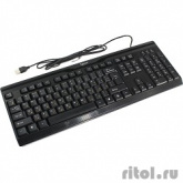 Клавиатура Gembird KB-8335U-BL, USB, черный,104 клавиши