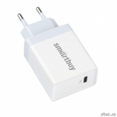 Smart buy Сетевое ЗУ FLASH, SBP-1018C (18 вт, PD (3.0 А), белое, USB type C, 1 USB (SBP-1018C)