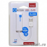5bites UA2-45-02WH Кабель-адаптер  USB2.0 -> RJ45 10/100 Мбит/с, 10см