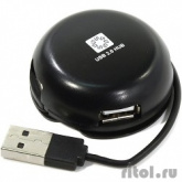 5bites HB24-200BK Концентратор 4*USB2.0 / USB PLUG / BLACK