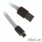 Кабель Continent  USB A - микро USB В 2.0 1м  QCU-5102WT