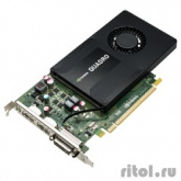 PNY Quadro K2200 4GB OEM [VCQK2200BLK-1(T)] PCIE 2xDP DVI