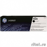 Тонер Картридж HP 43X C8543X черный (30000стр.) для HP LJ 9000/9000mfp/9000Lmfp/9040/9040mfp/M9040mfp/9050mfp/M9050mfp