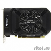 PALIT GeForce GTX1050 StormX 2G nVidia GTX1050 2048Mb 128bit GDDR5 1354/7000 DVIx1/HDMIx1/DPx1/ RTL[NE5105001841-1070F]