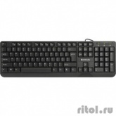 Defender OfficeMate HM-710 RU Black USB [45710] {Проводная клавиатура, полноразмерная, 104кн}
