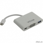 VCOM CU426 Кабель-адаптер USB 3.1 Type-Cm --> VGA (f) USB3.0(f), TypeC (f) 0,15m