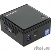 Gigabyte BRIX GB-BACE-3160, Celeron J3160, 1 DDR3L SO-DIMM 0Gb, 2.5"HDD 0Gb, Wi-Fi, Bluetooth, GLAN, HDMI + D-SUB, USB3.0, NO OS, Black