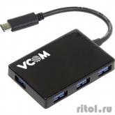 VCOM DH310 Кабель USB Type-Cm --> концентратор 4 port USB3.0 + microUSB Bf