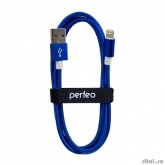 PERFEO Кабель для iPhone, USB - 8 PIN (Lightning), синий, длина 3 м. (I4312)
