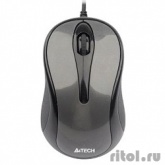 A4Tech N-360-1 (сер.глянец) USB, 2+1 кл.-кн.,провод.мышь [631918]