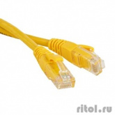 Hyperline PC-LPM-UTP-RJ45-RJ45-C5e-1M-LSZH-YL Патч-корд U/­UTP, Cat.5е, LSZH, 1 м, желтый 