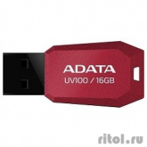 A-DATA Flash Drive 16Gb UV100 AUV100-16G-RRD {USB2.0, Red}