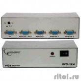 GVS124  Разветвитель сигнала VGA на 4 монитора (Gembird/Cablexpert)
