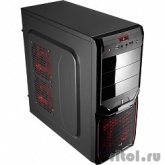 Miditower Aerocool "V3X Advanced Devil Red Edition", ATX, черно-красный (без БП) EN57400