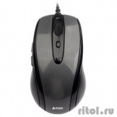 A4Tech N-708X (-1) (серый глянец, черный) USB, 5+1 кл.-кн.,провод.мышь [603731]