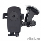 Perfeo PH-502 Автодержатель для смартфона/навигатора/ до 5"/ на стекло/ One touch/ черный