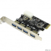 Espada Контроллер PCI-E, USB3.0  4внеш.порта, модель PCIe4USB3.0, oem (41977)