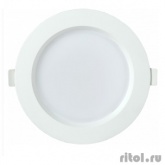 Iek LDVO0-1702-12-4000-K01 Светильник LED ДВО 1702 белый круг 12Вт 4000K IP40 {пластик. корпус, диам 145 мм}