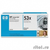 Тонер Картридж HP Q7553X черный (7000стр.) для HP LJ P2015/P2014/M2727